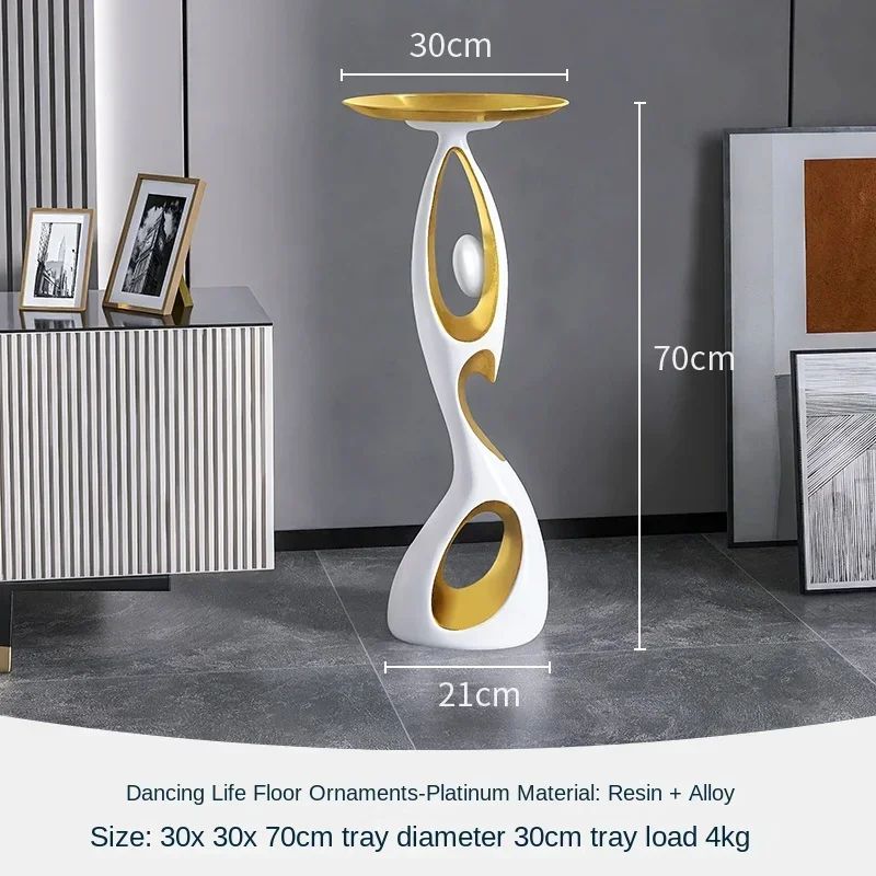 Abstract Dancer Sculpture Resin Couple Statue for Modern Nordic Living Room Decor