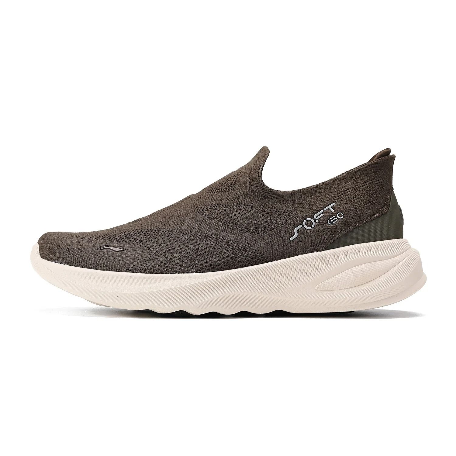 Li-Ning Mens SOFT GO 2 KNIT Slip-On Walking Shoes