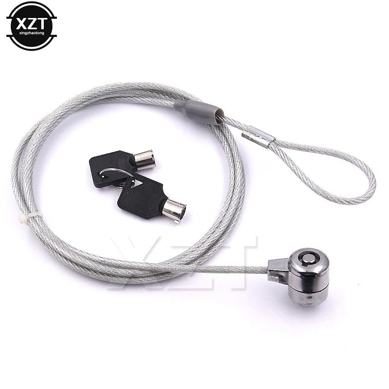 Universal Laptop Security Lock Cable Anti Theft Notebook Lock with Key