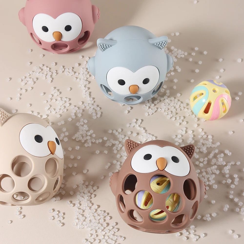 Hoot-Soothe Silicone Owl Teething Mitten