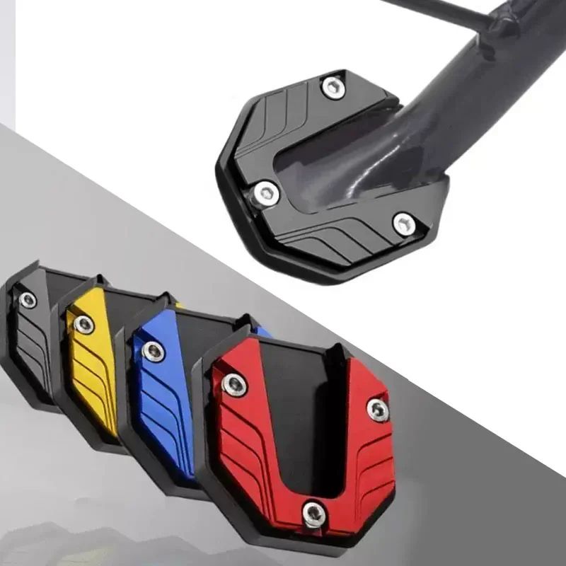 Universal Motorcycle Kickstand Pad Side Stand Extension for Scooters & Bikes