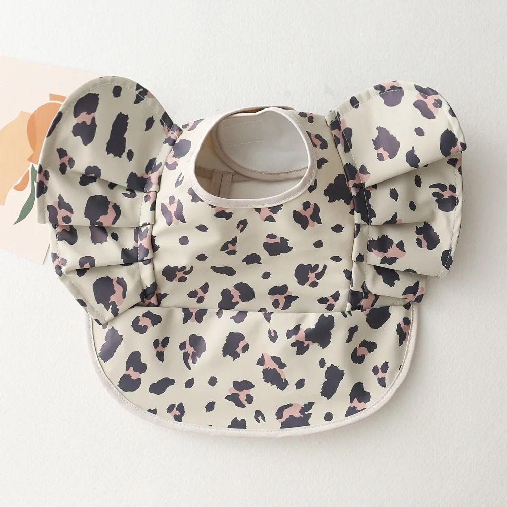 Soft Waterproof Baby Feeding Bib with Front Pocket