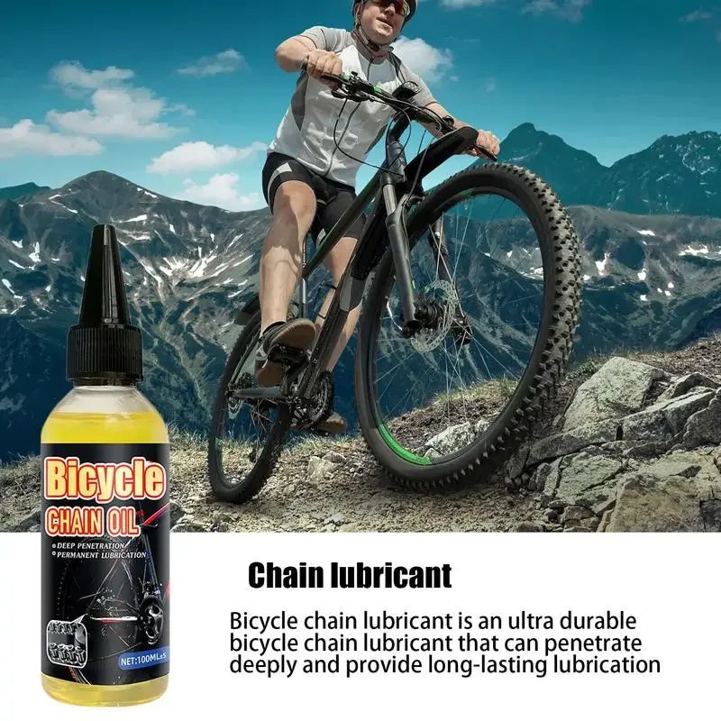 Premium Bicycle Special Lubricant, MTB & Road Bike Dry Lube Chain Oil for Mountain Bike Fork, Flywheel & Chain Cycling