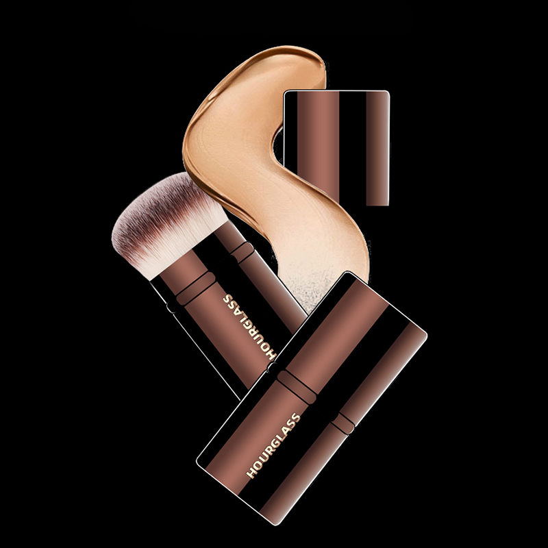 Hourglass Makeup Brush No.23 Retractable Blush Brush Soft Skin Friendly Fiber Hair Fashion Design Single Face Brush