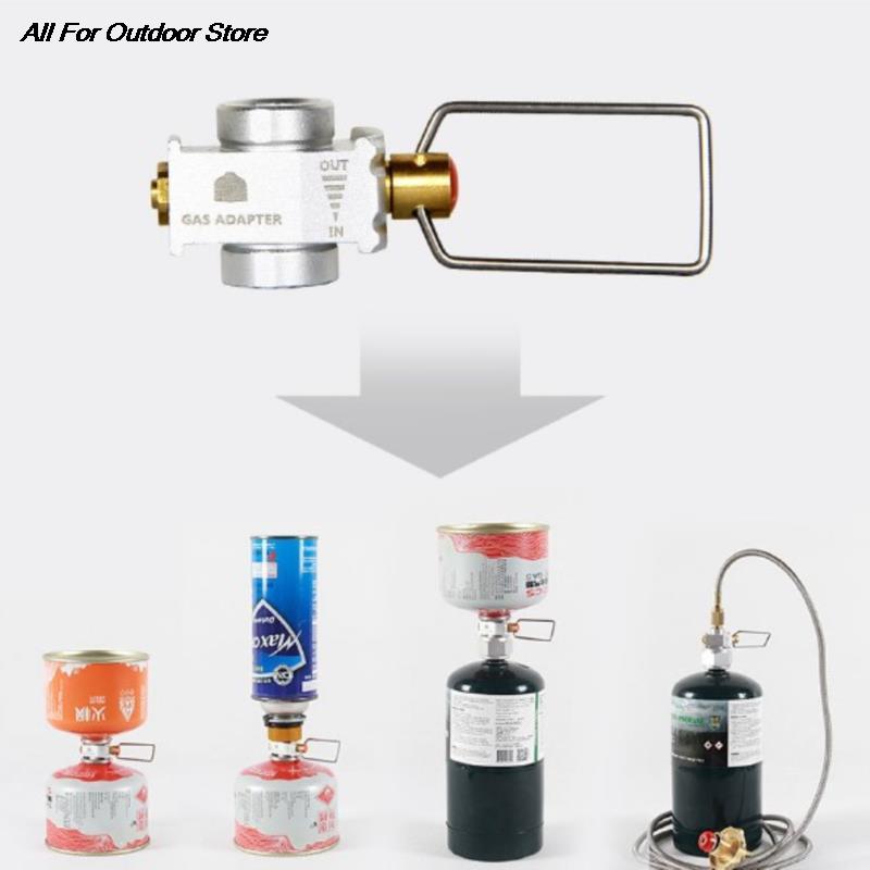 Camping Gas Saver Plus Gas Converter Adapter Refill Flat Tank Conversion Valve