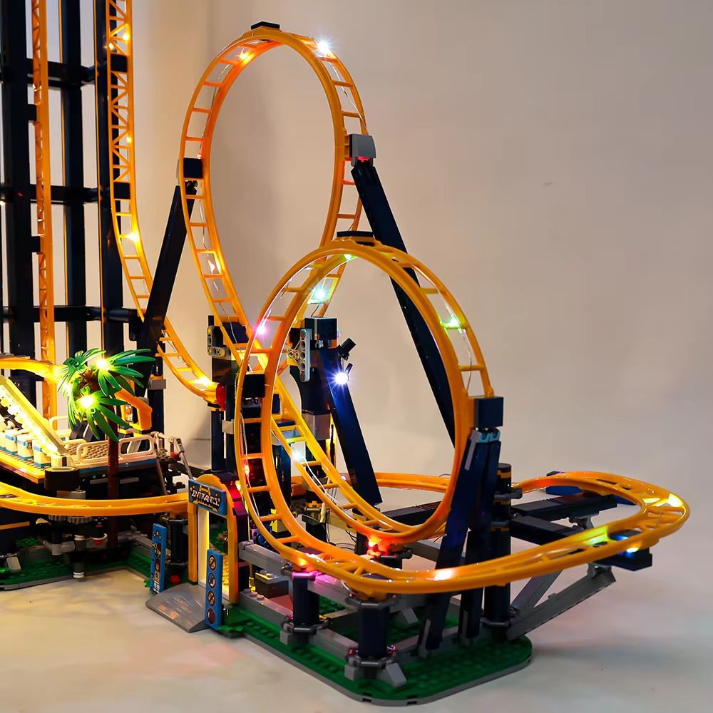 LED Light Kit for 10303 Loop Coaster Building Blocks Model