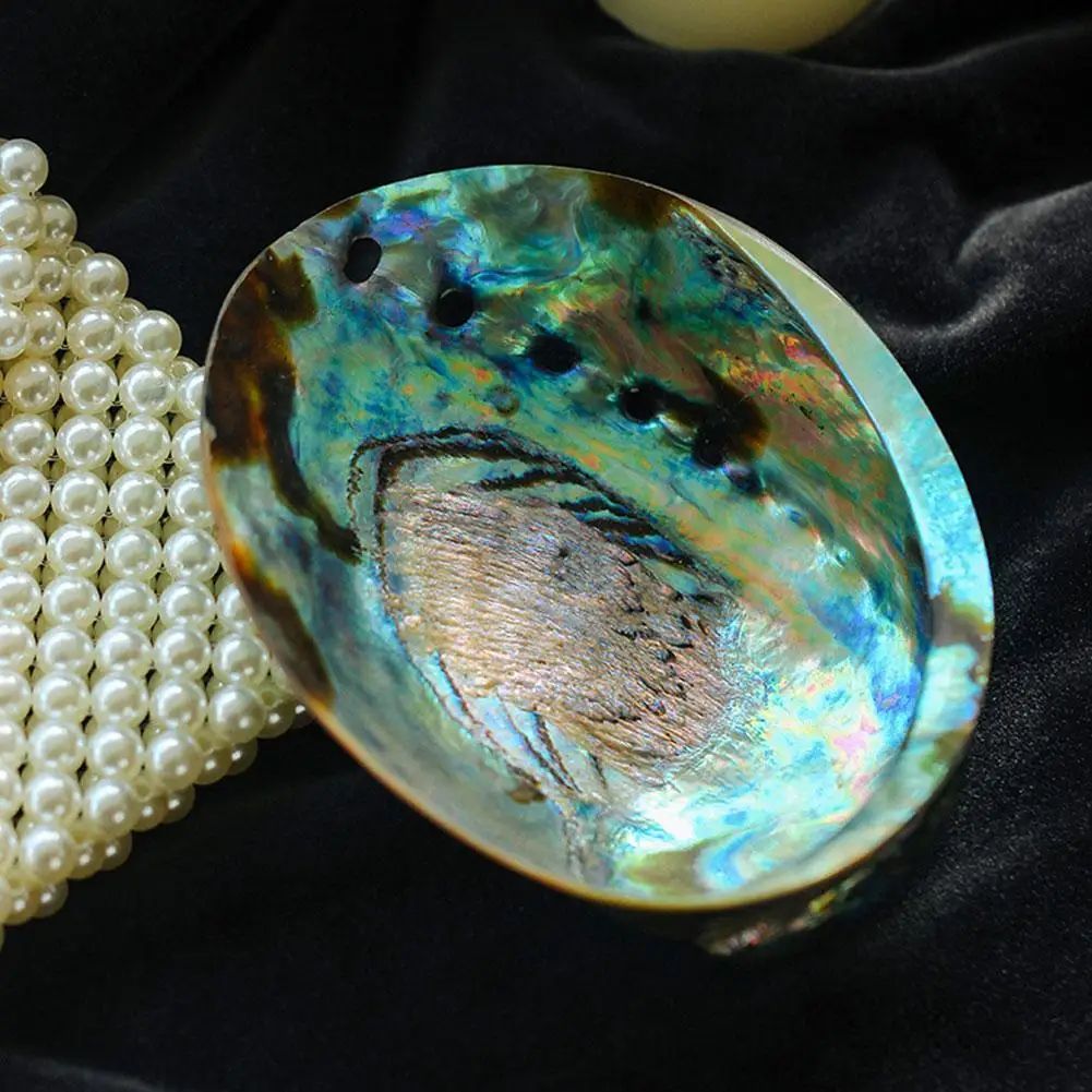 Natural Paua Abalone Shell Smudge Kit with Stand