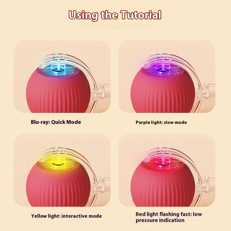 Rechargeable Smart Interactive Cat Ball Toy