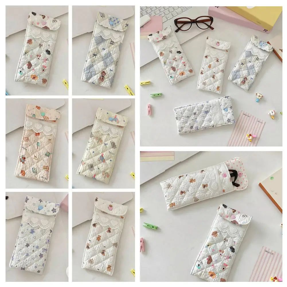 Cute Cartoon Soft Glasses Case