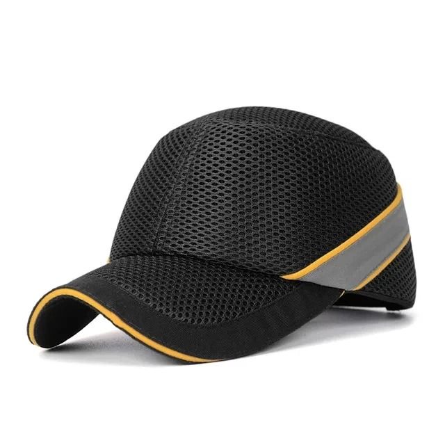 Hi Viz Mesh Bump Cap Baseball Style Safety Helmet