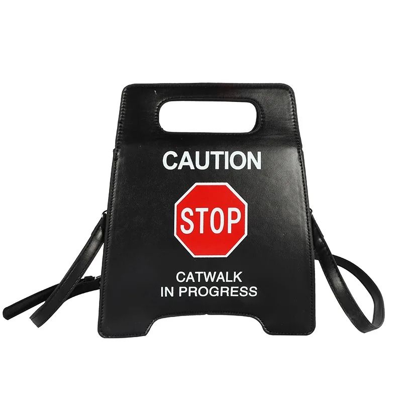 Novelty Stop Sign Crossbody Handbag