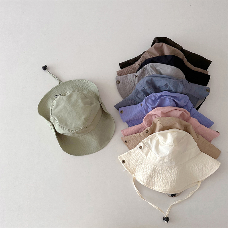 Kids Quick Dry Bucket Hat Lightweight Baby Sun Hat UV Protection Summer Cap
