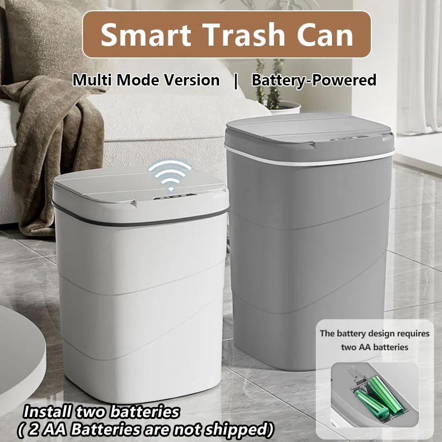 Smart Sensor Touchless Trash Can – Motion Sensor Automatic Lid Bin for Kitchen & Bathroom