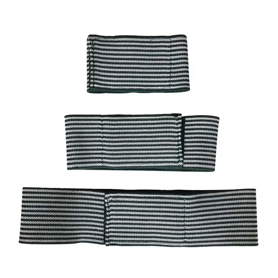 10pcs Conductive Silicone Electrode Pads with Adjustable Fixing Bands