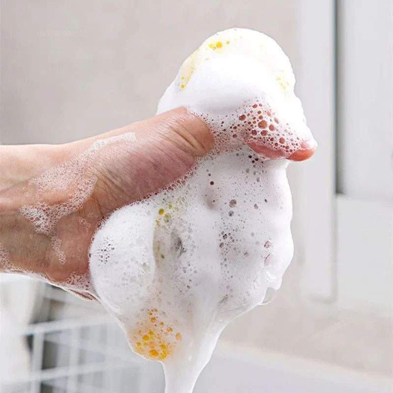 Double Sided Dish Sponge Dishwashing Sponge Set Non Scratch Pan Pot Scrubber