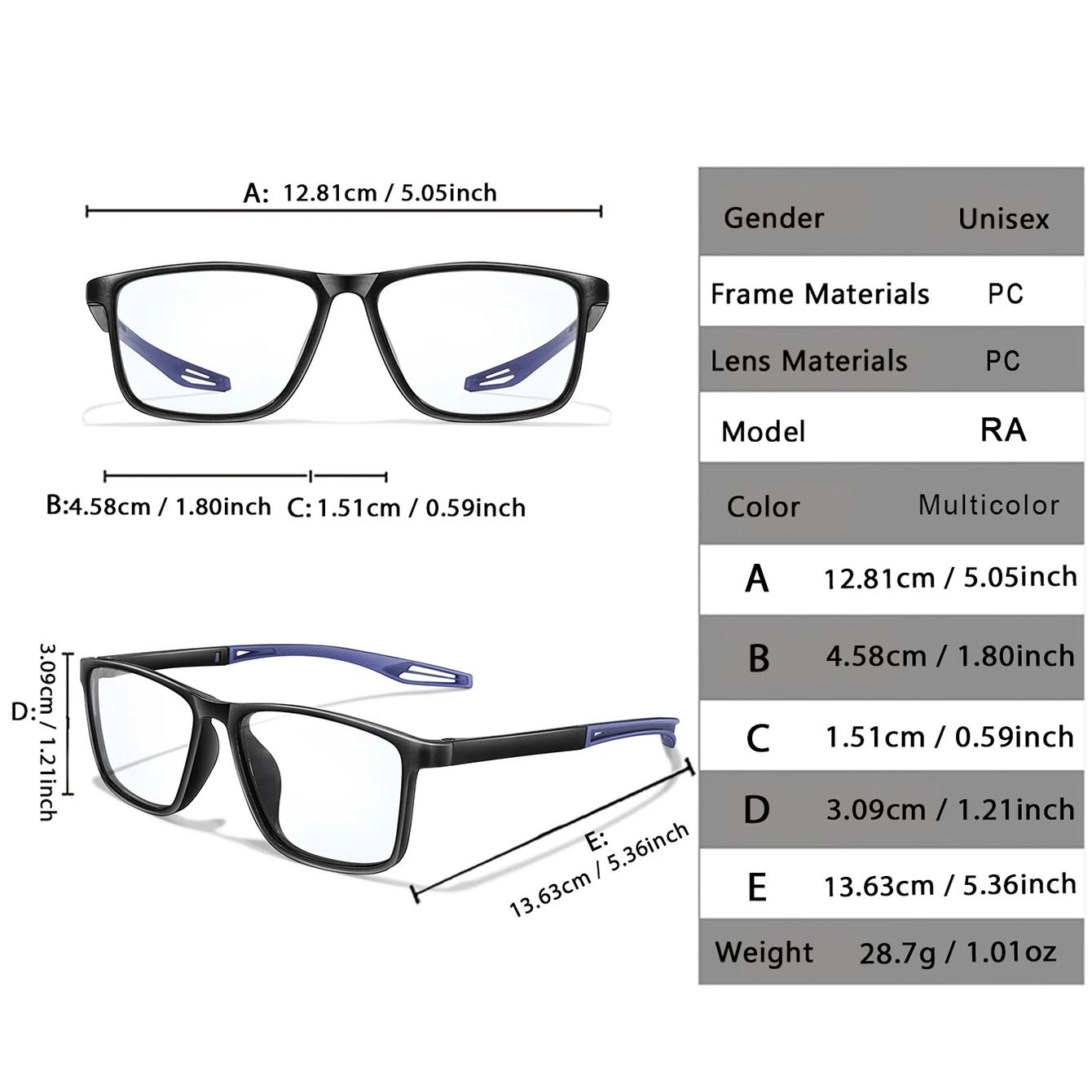 Photochromic Reading Glasses Set With Blue Light Protection (3 Pairs)