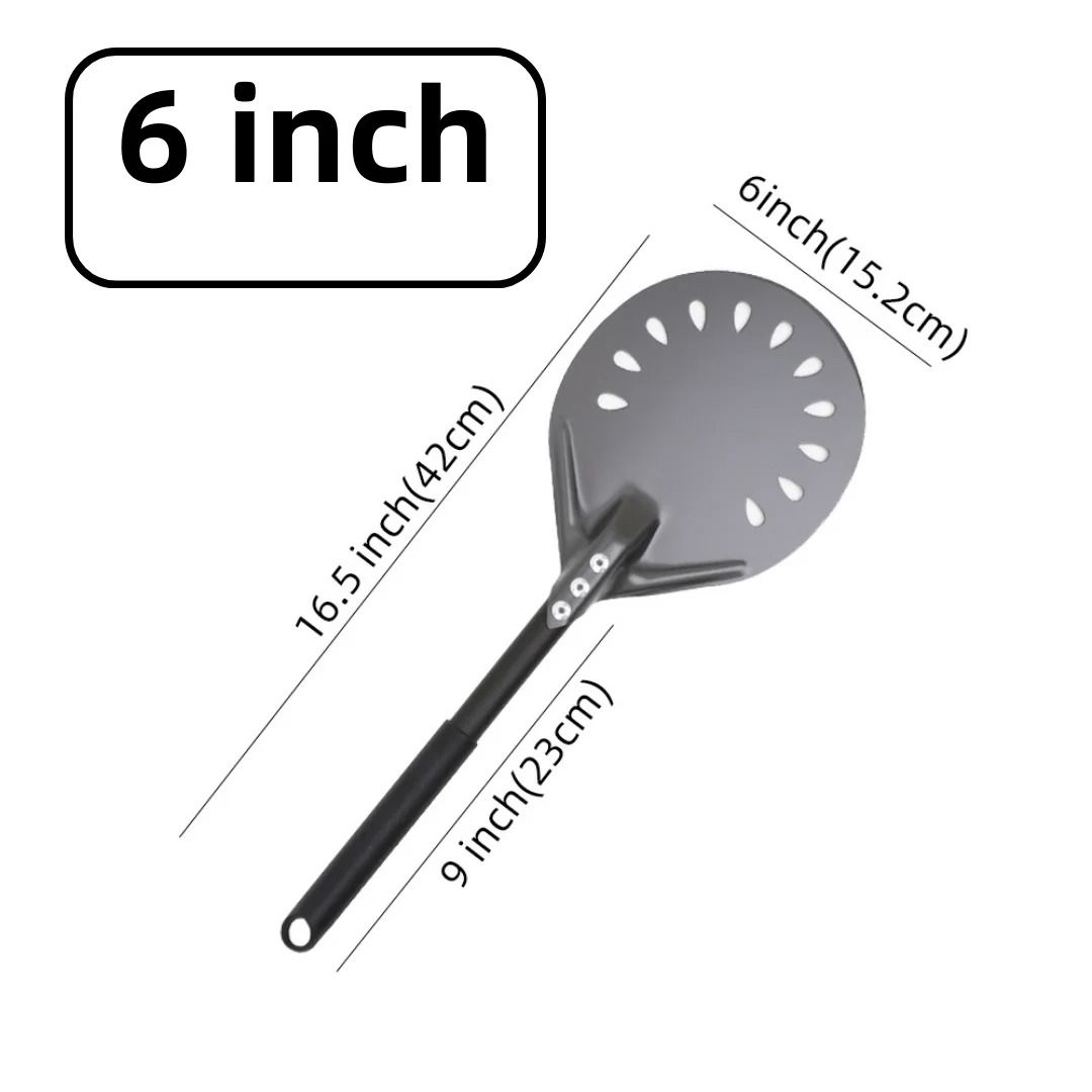 Aluminum Pizza Peel Bread Paddle with Wooden Handle