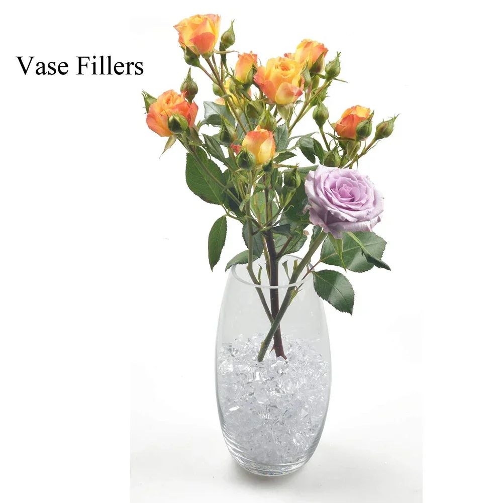 Clear Acrylic Crushed Ice Vase Fillers