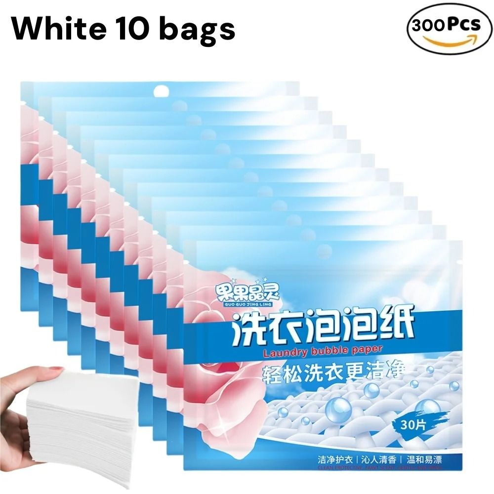 60 Piece Laundry Detergent Tablets Strong Cleaning Sheets