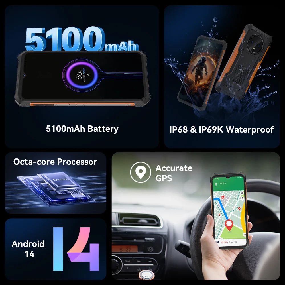 Cubot KingKong ES – Ultra-Durable Rugged Smartphone with 6.56
