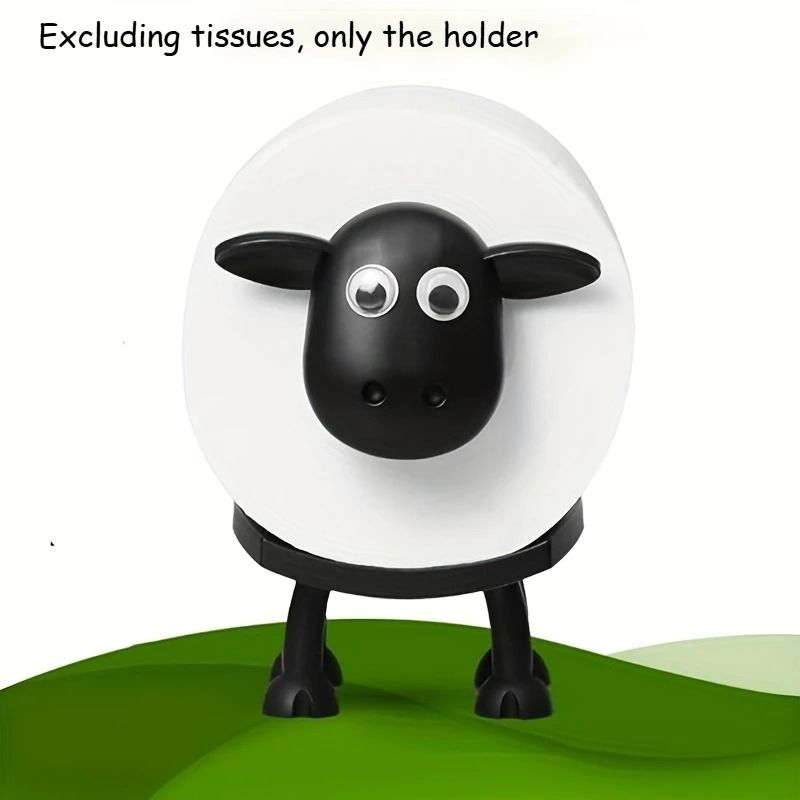 3D Printed Whimsical Sheep Toilet Paper Holder