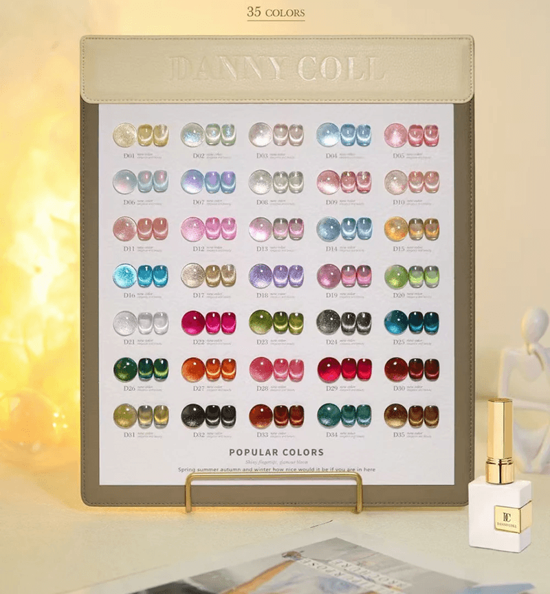 9D Magnetic Cat Eye Gel Polish Set – Luxury Chameleon UV Nail Kit
