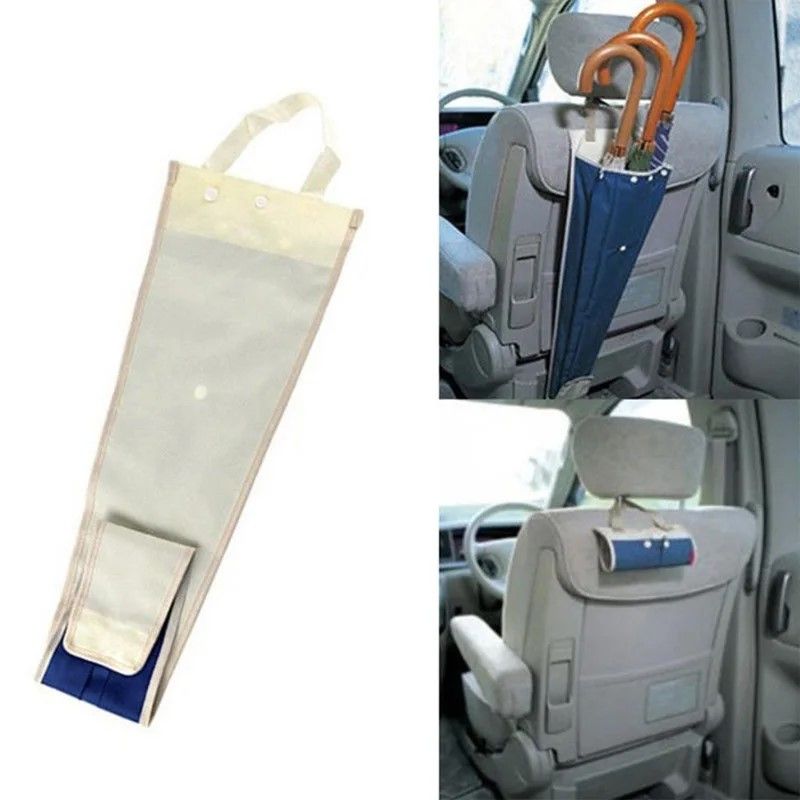 Ultimate Car Umbrella Storage Bag – Waterproof Back-Seat Umbrella Holder & Organizer