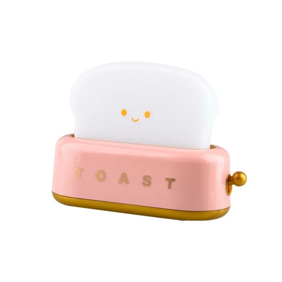 USB Rechargeable Bread Toast LED Night Lamp