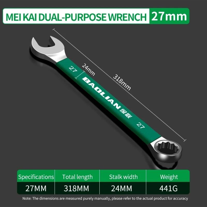 BaoLian Plum Blossom Open Combination Wrench 8 30 mm