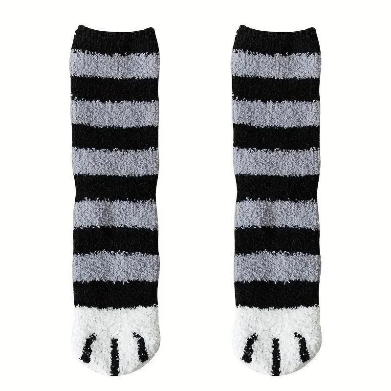 Womens Fuzzy Winter Socks Soft Cozy Microfiber House and Sleeping Socks