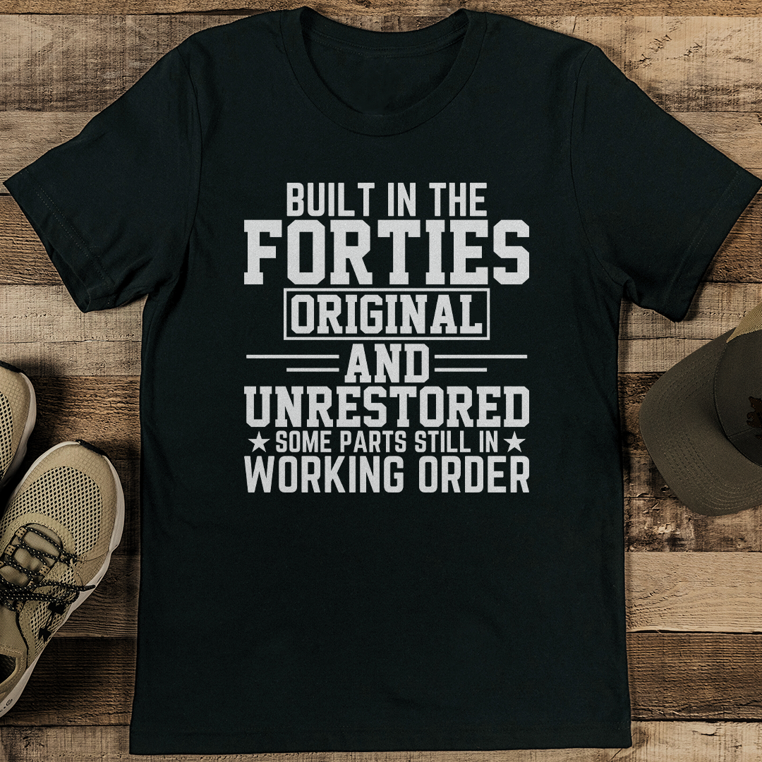 Built In The Forties Original $ Unrestored Some Parts Still In Working Order Tee