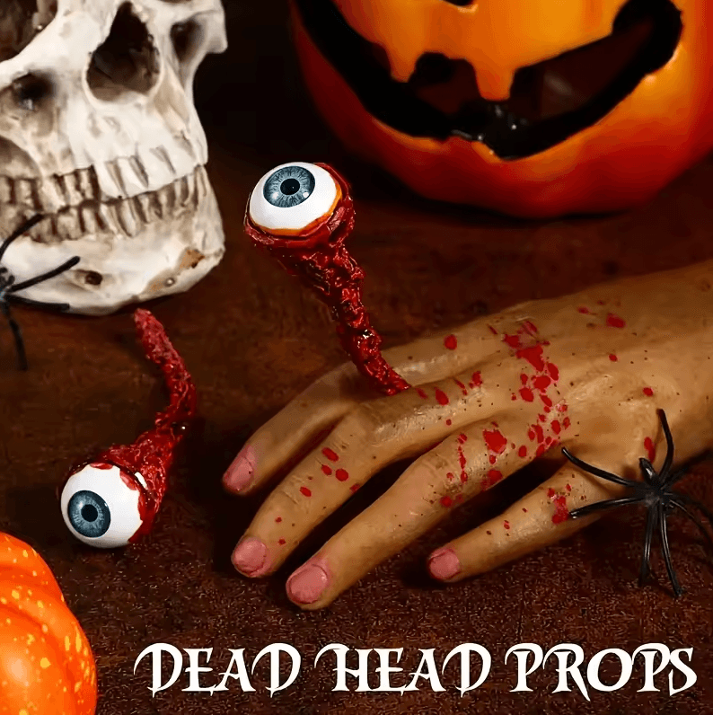Latex Halloween Prank Props – Artificial Eyeballs for Horror Fun