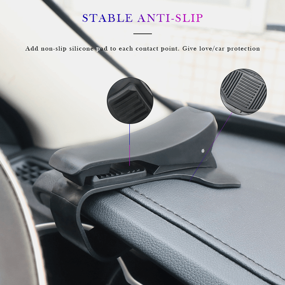 Car Dashboard Phone Holder Mount Mobile Clip Stand