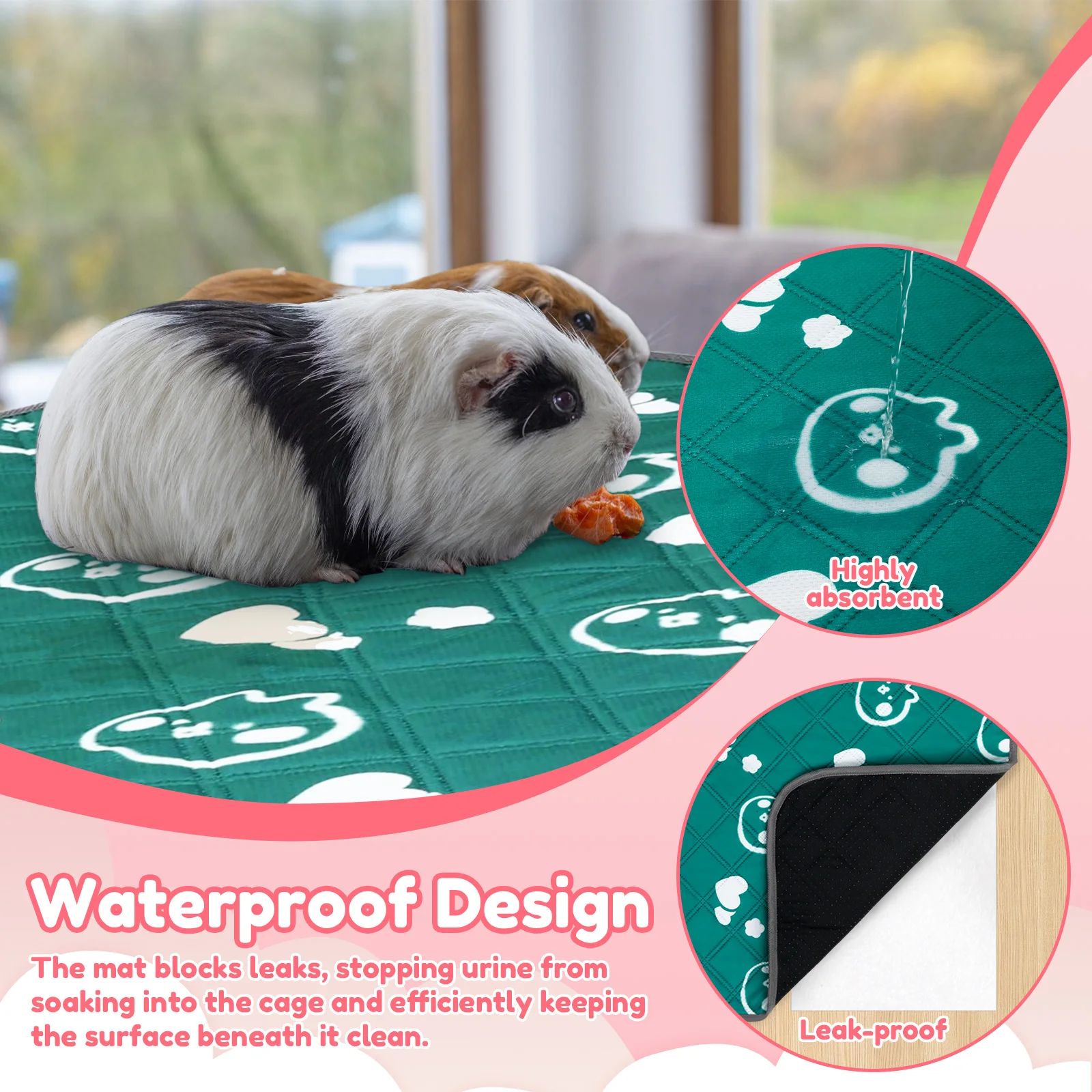 Washable Pet Cage Liner Mat