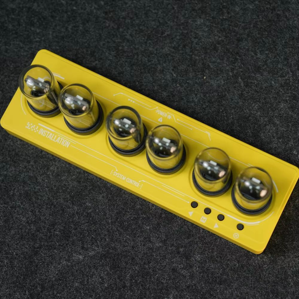 WiFi IPS Nixie Tube RGB Alarm Clock with DIY Display and Smart App Control