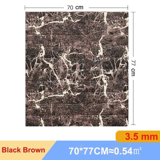 3D Brick Wall Sticker Set Self Adhesive Panels