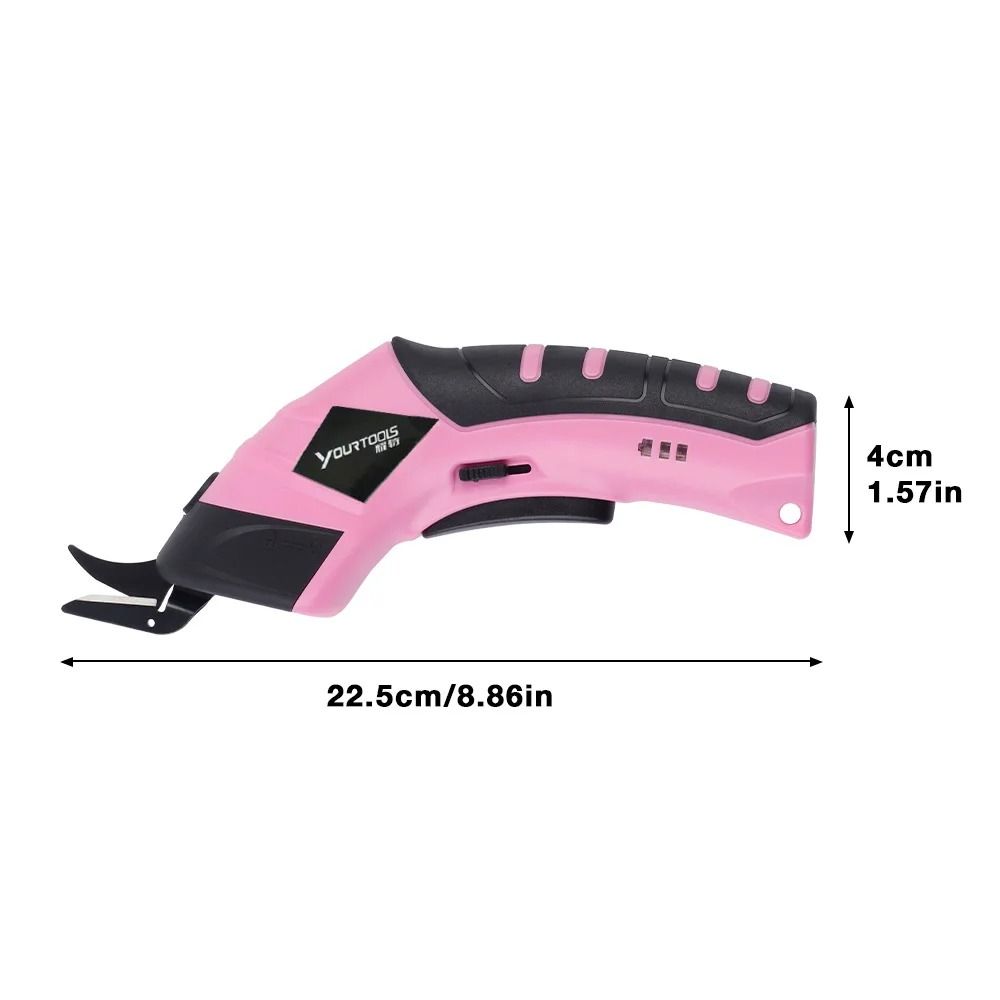 Pink Professional Electric Fabric Cutting Machine