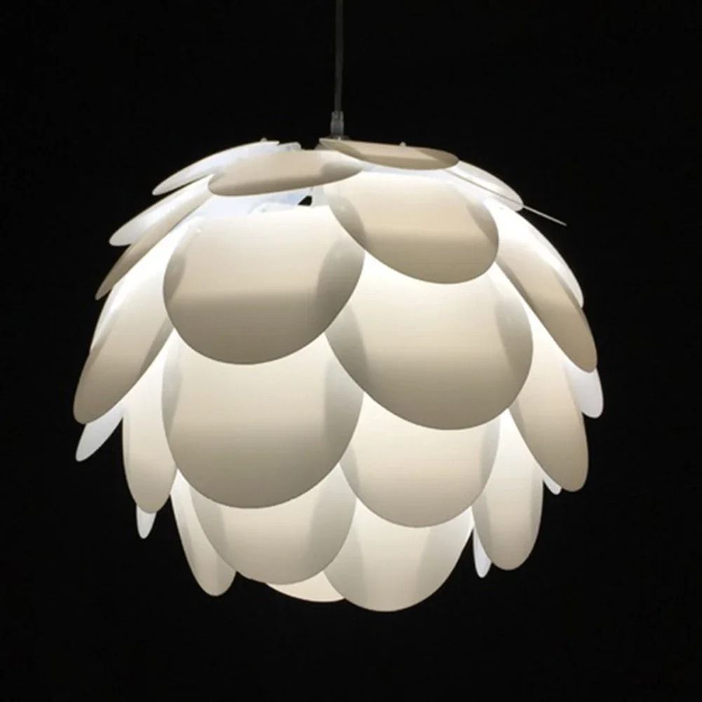 Nordic Modern Lotus Flower Lampshade Plastic Lamp Cover for Ceiling Light and Hanging Lamps