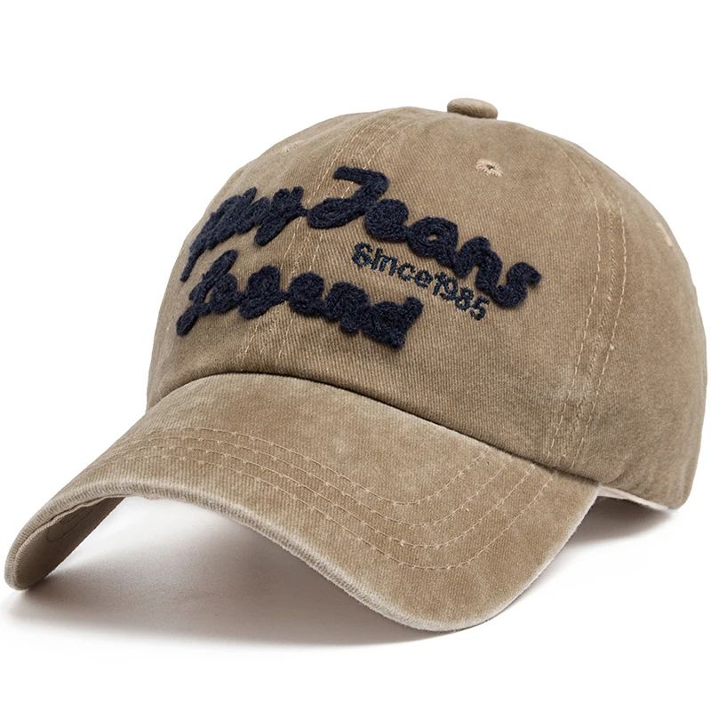 CNTANG Cotton Letter Embroidery Baseball Cap