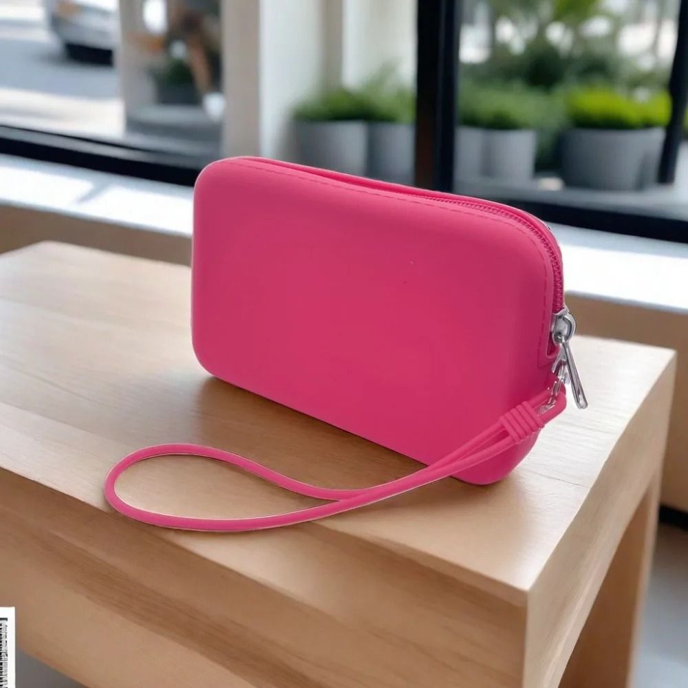 Silicone Cosmetic Coin Purse – Rectangular Accessory Shield – High-Yield Organization Interaction Hub