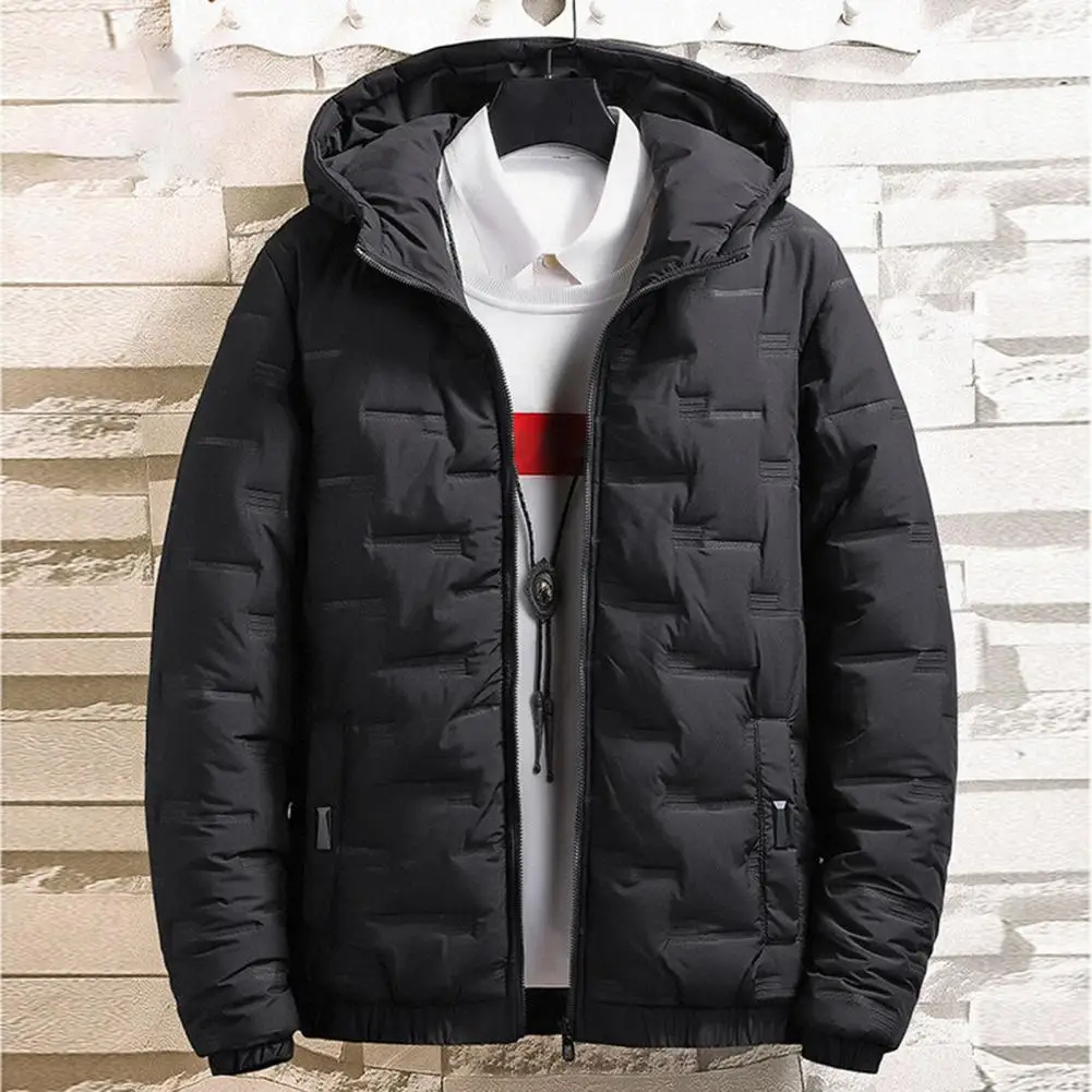Casual Autumn Winter Jacket Men Bomber Jacket Thicken Men Fashion Clothing Streetwear Cotton Padded Jacket Slim Fit Coat