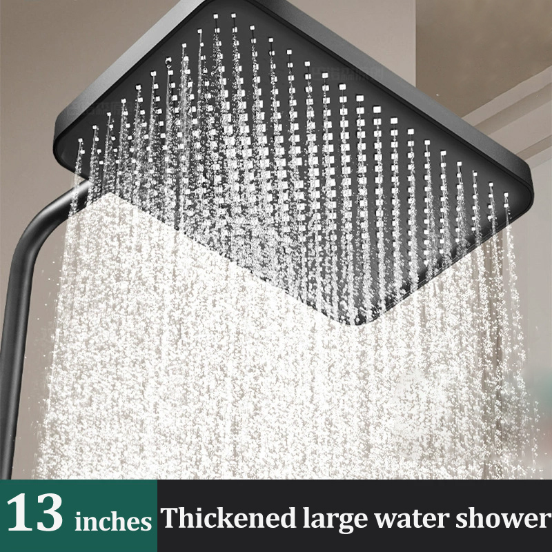 Large Water Outlet Pressurized Shower Head Water Heater with Top Spray Panel