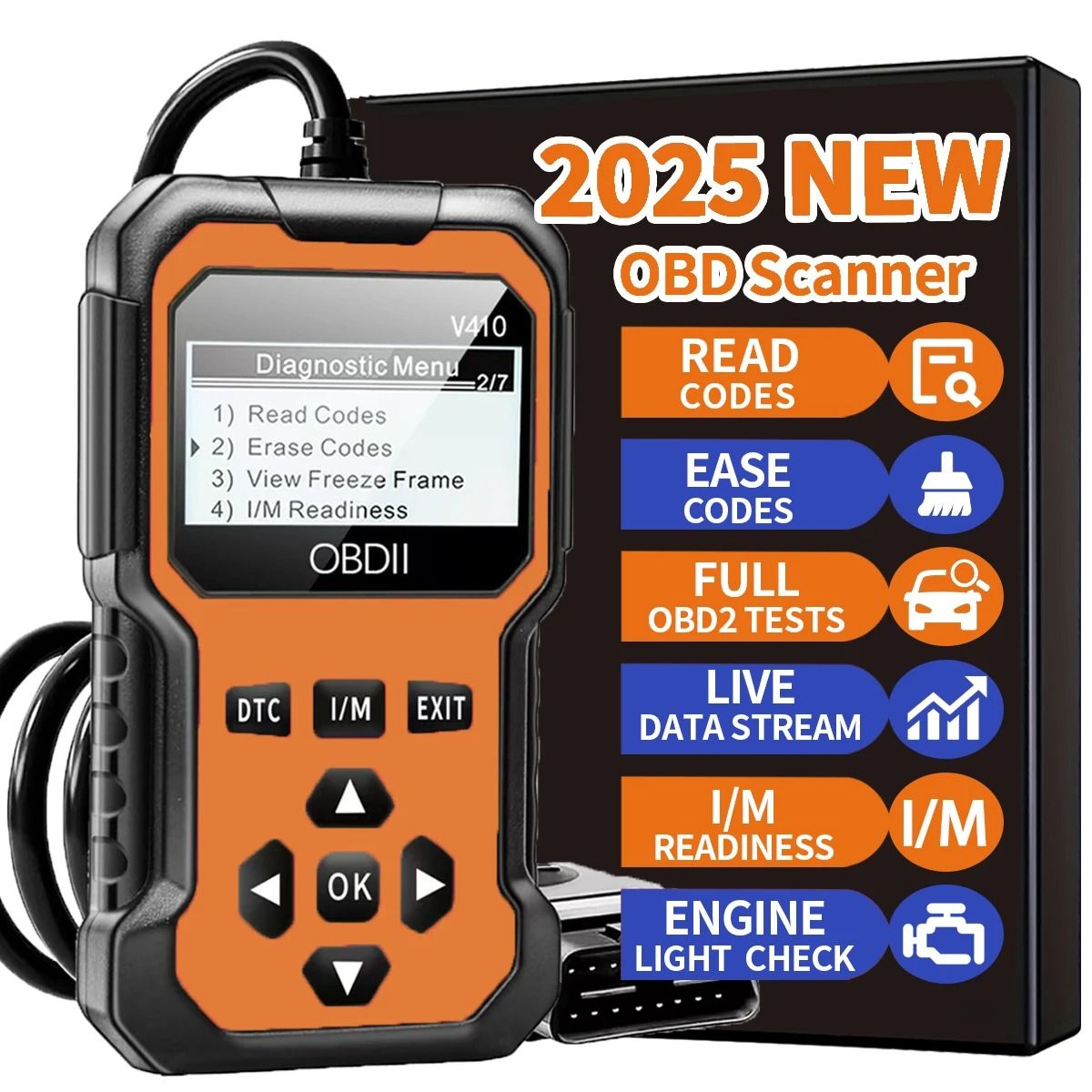 Universal OBD2 Engine Diagnostic Code Reader