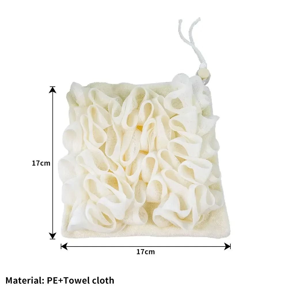 2-In-1 Integrated Soap Pouch and Mesh Bath Interface