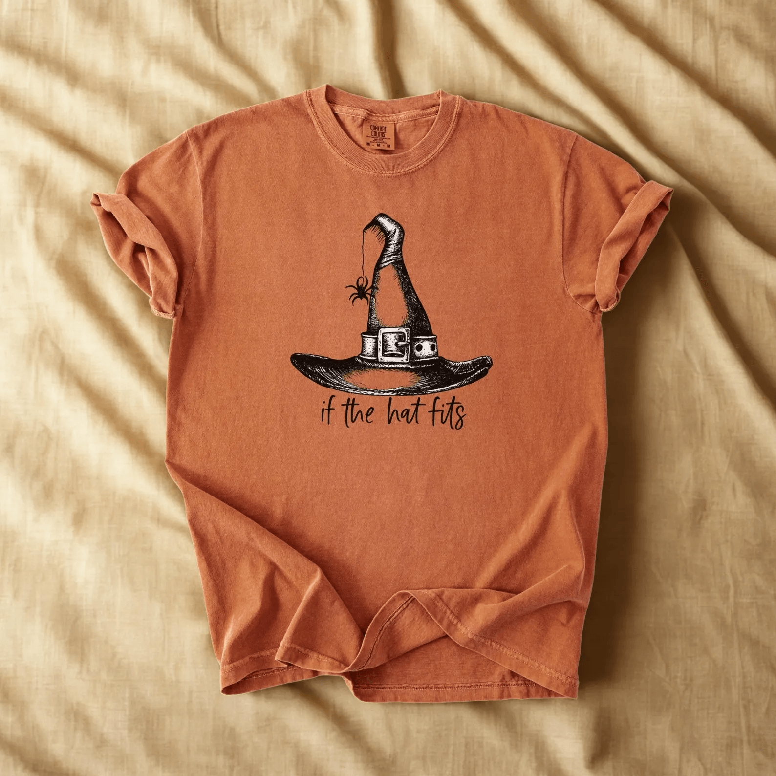 If The Hat Fits Witch Shirt Halloween Tee