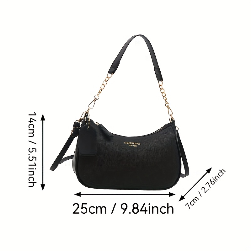 Elegant Womens Shoulder Bag with Adjustable Strap Stylish Crossbody Handbag