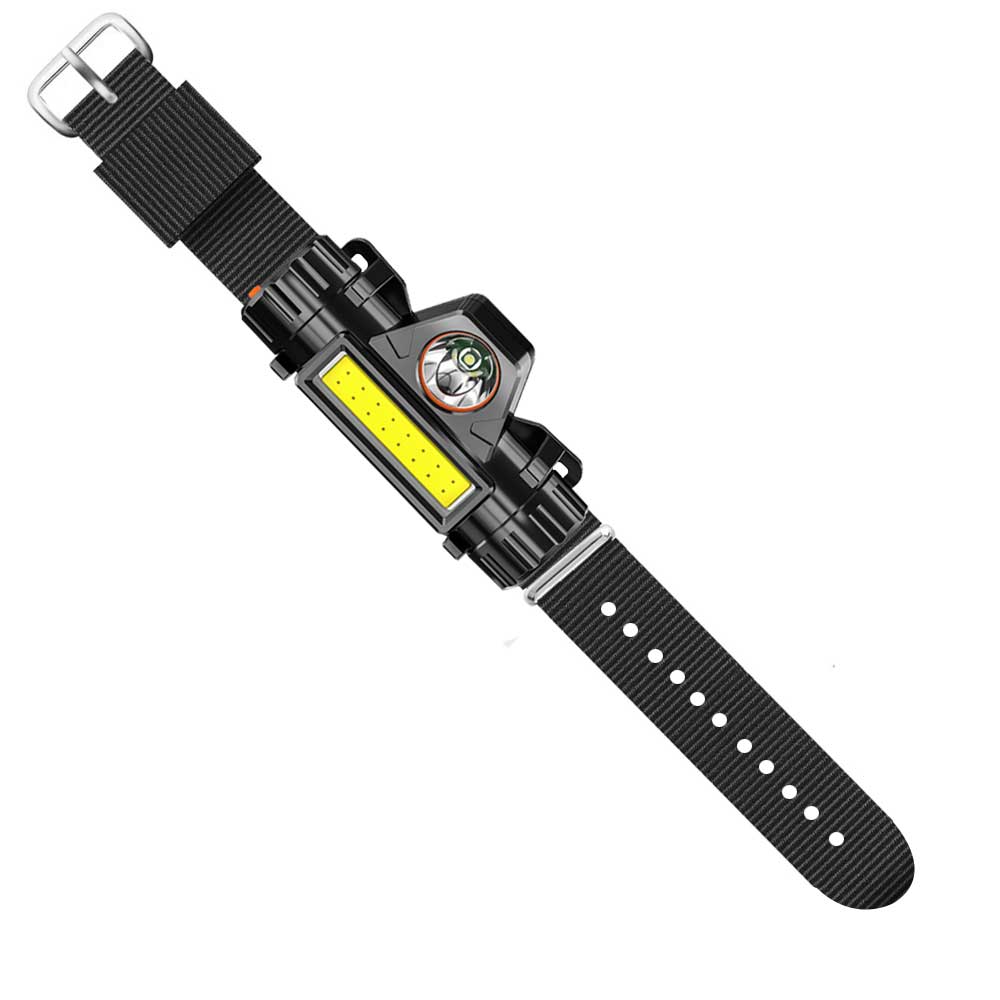 USB Wristlamp Flashlamp, LED White Portable Light Wristlight Strap for Night Cycling & Running