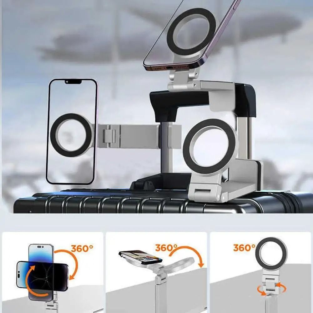 Universal Magnetic Flexible Travel & Airplane Phone Mount