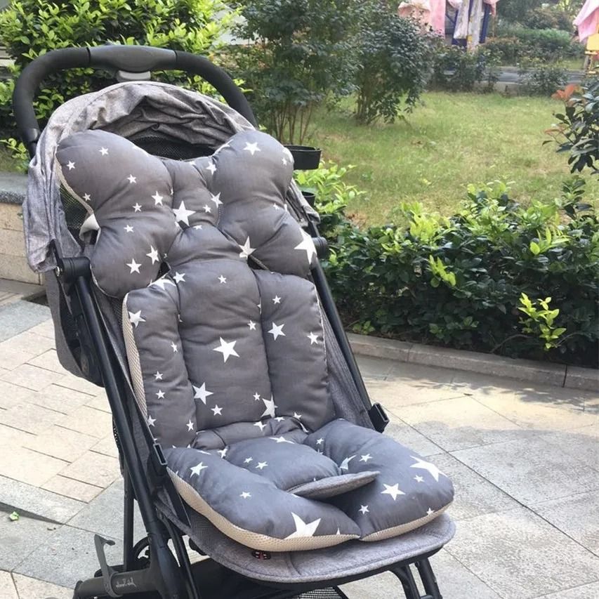 Universal Cotton Baby Stroller and High Chair Cushion Liner