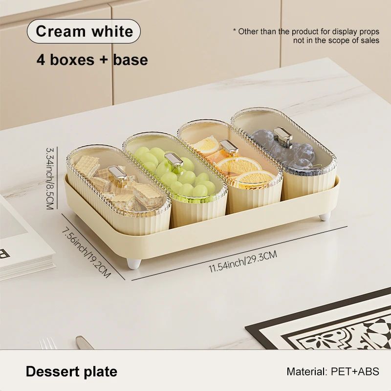 Home Living Fruit and Snack Bowl with Lid
